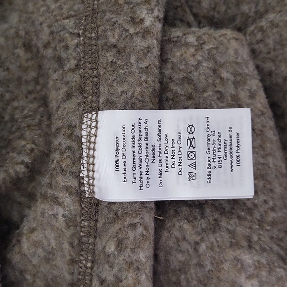 🛍Eddie Bauer Mens 2XL Radiator‎ Pullover Quarter Zip Fleece Long Sleeve Outdoor - Picture 4 of 6